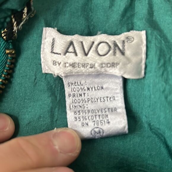 Vintage 80s 90s Lavon Sportswear Track Jacket, Retro Style Women Medium - Picture 4 of 4